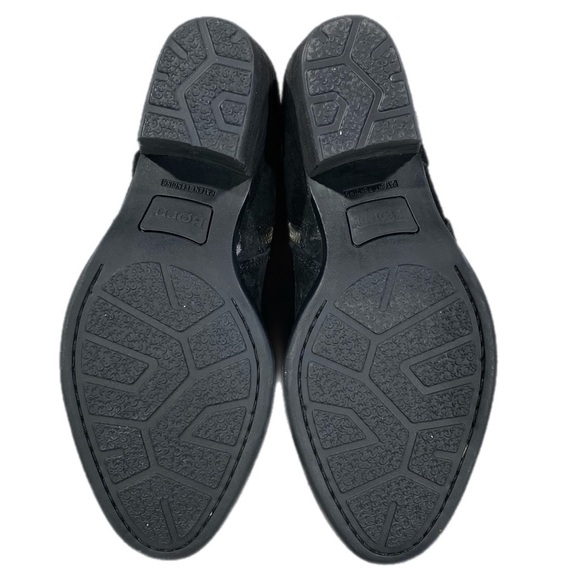 Born Black Suede Booties 8 Leather Ankle Bessie - Picture 7 of 12